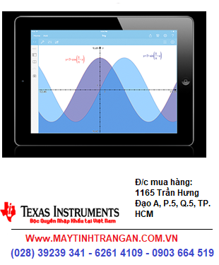 Phần mềm TI-Nspire™ CAS App for iPad® sử dụng cho iPad| CÒN HÀNG-ĐẶT HÀNG TRƯỚC 